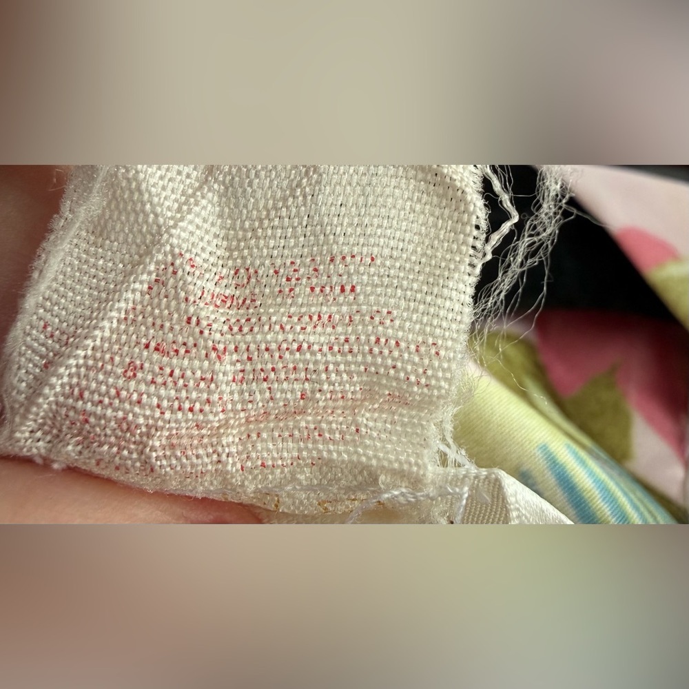 Vintage Diamond Tea Floral Robe - Picture 7 of 7